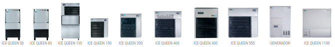 Ice machines ice queen range