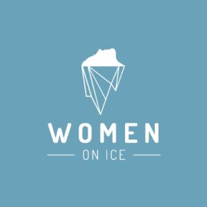 woman on ice