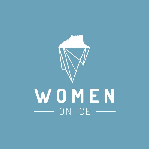woman on ice