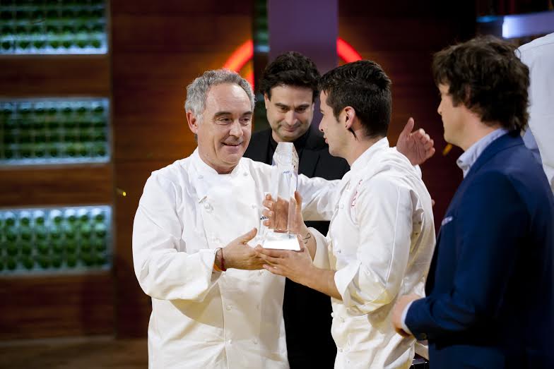 ITV con Ferrán Adrià en las cocinas de Masterchef